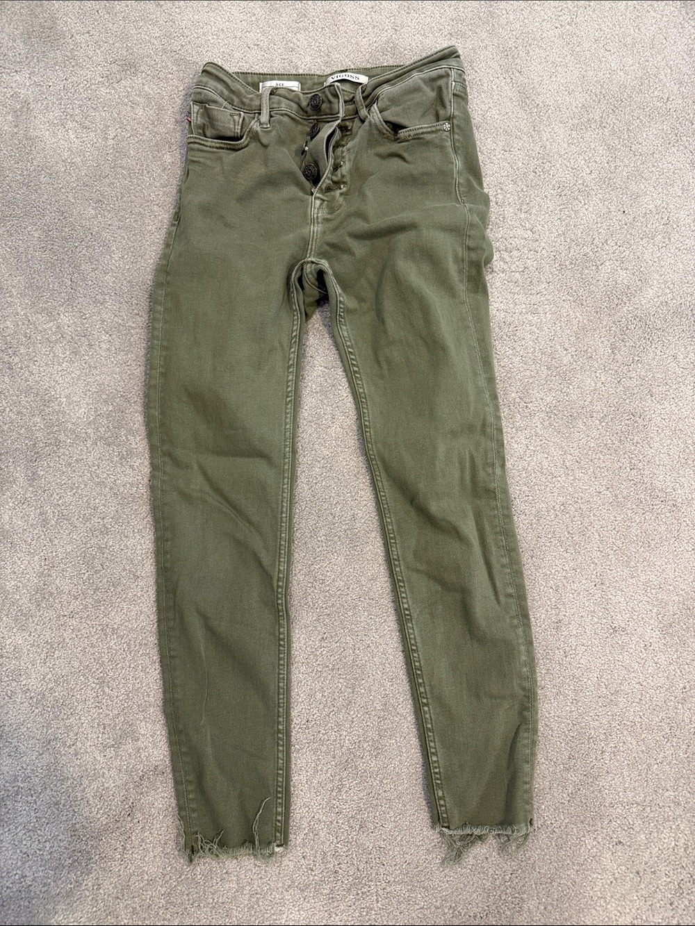 Vigoss Slim Men’s Jeans in Olive